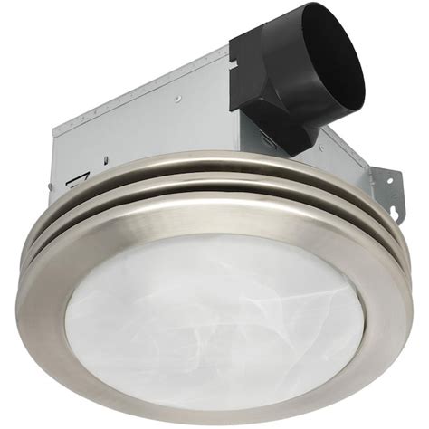 Utilitech vent fan - The round Utilitech ventilation fan with easy installation housing combines an integrated LED light with a quiet, powerful fan. The easy fit housing holds an energy efficient DC brushless motor capable of continuously running for 70,000 hours. 